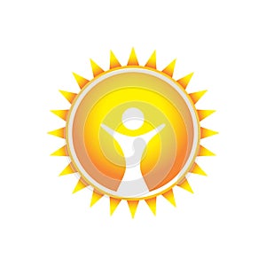 Glorious Wonder Sun Symbol Design