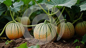 Glorious Yuletide Hvest: Cultivating Christmas Melons, Juicy Muskmelons, and Delighting Mature Chi