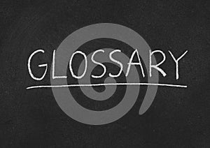 Glossary