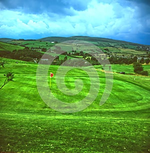 Glossop & District golf course in Derbyshire