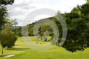 Glossop golf course in Derbyshire