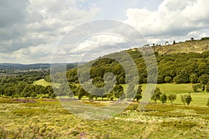 Glossop golf course in Derbyshire