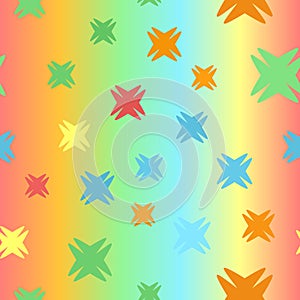 Glossy abstract pattern. Seamless vector background