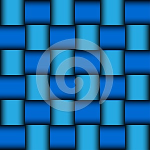 Glossy blue mosaic background