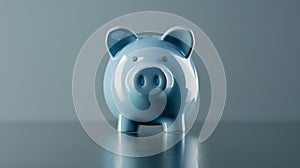 The Blue Piggy Bank.AI generated image