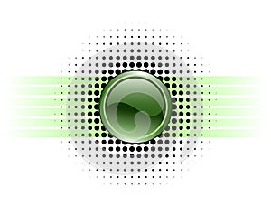 Glossy button design