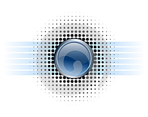 Glossy button design