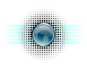 Glossy button design