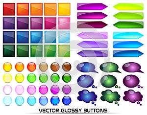 Glossy Buttons photo