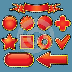 Glossy Design Elements