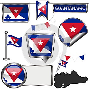 Glossy flags of Guantanamo, Cuba