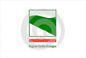 Glossy glass flag of  Emilio-Romanjo photo
