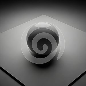 Creates soft shadows and highlights, emphasizing the sphere's