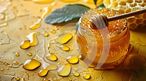 Glossy honey delight