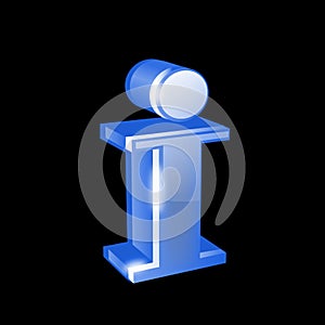 Glossy information web button