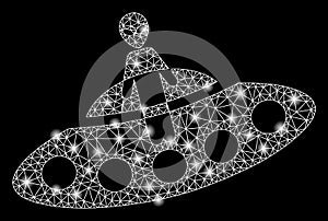 Flare Mesh Network Aboard UFO with Flare Spots