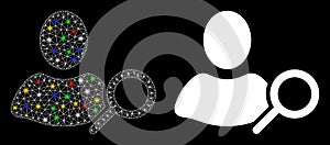 Flare Mesh 2D Find User Icon with Flare Spots