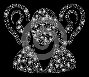 Flare Mesh 2D Listener with Flare Spots