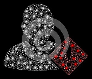 Glossy Mesh Network User Problem with Flare Spots