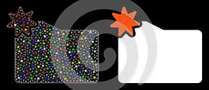 Glossy Mesh Carcass New Folder Icon with Flash Spots