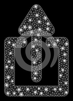 Flare Mesh Wire Frame Upload with Flare Spots