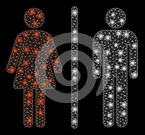 Glossy Mesh Carcass WC with Flash Spots