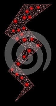 Flare Mesh 2D Zigzag Strike with Flare Spots