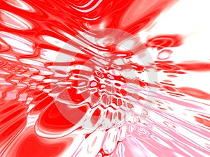 Glossy red abstract background