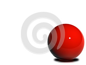 Glossy Red Ball