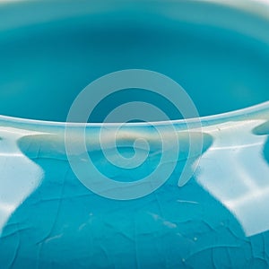 Close up emphasizes the smooth reflective texture and subtle variations