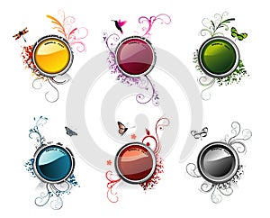 Glossy vector banners