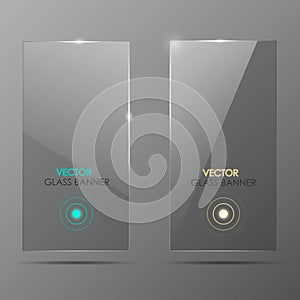 Glossy vector banners