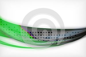 Glossy wave vector background