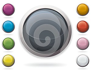 Glossy web buttons