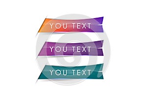 Glossy web buttons set in different colors Free Vector