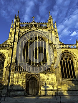 Gloucester Cathedral, formally the Cathedral Church of St Peter and the Holy and Indivisible Trinity in Gloucester, Gloucestershir