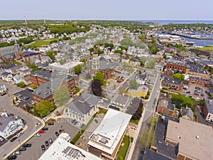 Gloucester City Aerial View, Cape Ann, MA, USA