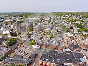 Gloucester City Aerial View, Cape Ann, MA, USA