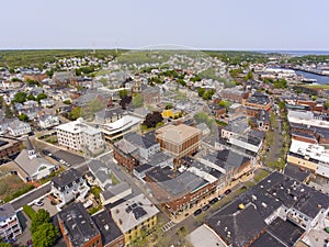 Gloucester City Aerial View, Cape Ann, MA, USA