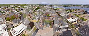 Gloucester City Aerial View, Cape Ann, MA, USA