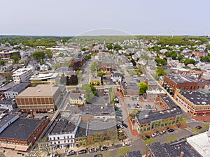 Gloucester City Aerial View, Cape Ann, MA, USA