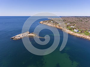 Gloucester coast in Massachusetts, USA