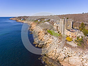 Hammond Castle at Gloucester coast in Massachusetts, USA photo