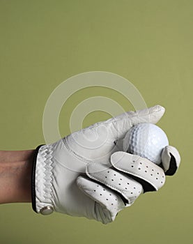 Glove and ball golf