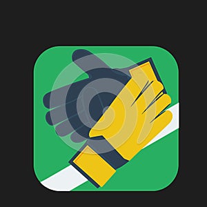 Gloves keeper icon