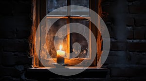 glow candle in the dark