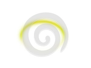 Glowing Abstract Circle on Grey