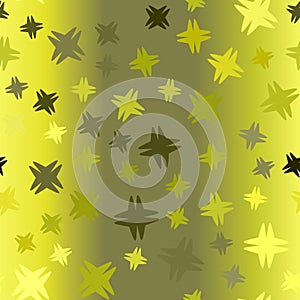 Glowing abstract pattern. Seamless vector