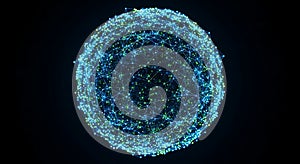 Abstract Digital Sphere Network