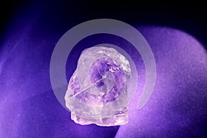 Glowing Amethyst Close Up